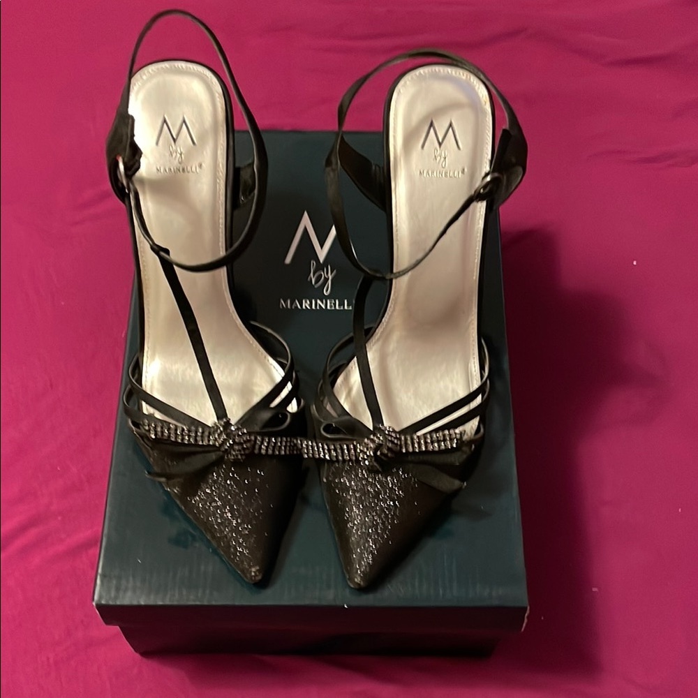 Marinelli fancy heels size 9 1/2 M